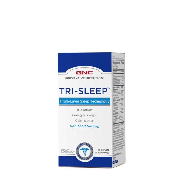 Gnc Preventive Nutrition Tri-sleep, Formula Avansata Triplu-strat Pentru