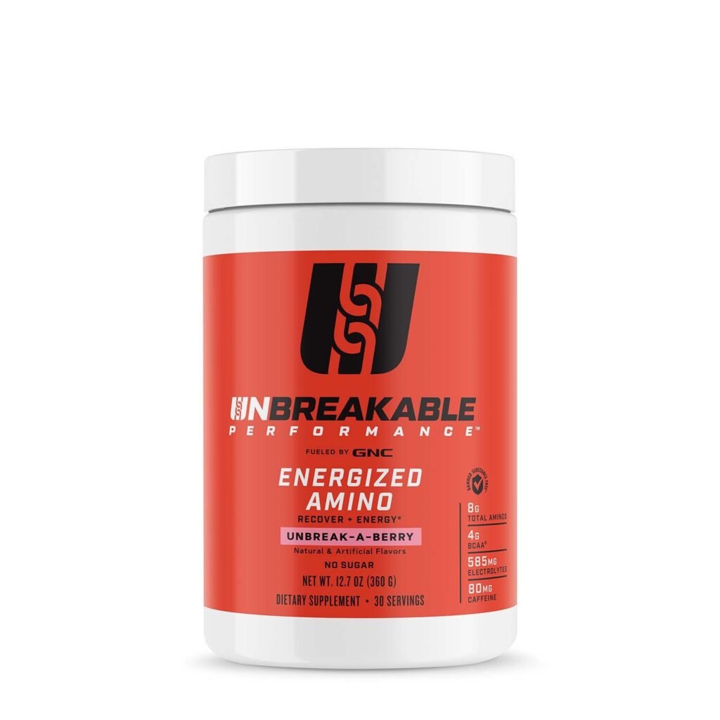 Gnc Unbreakable Performance Energized Amino Cu Aroma De Fructe De