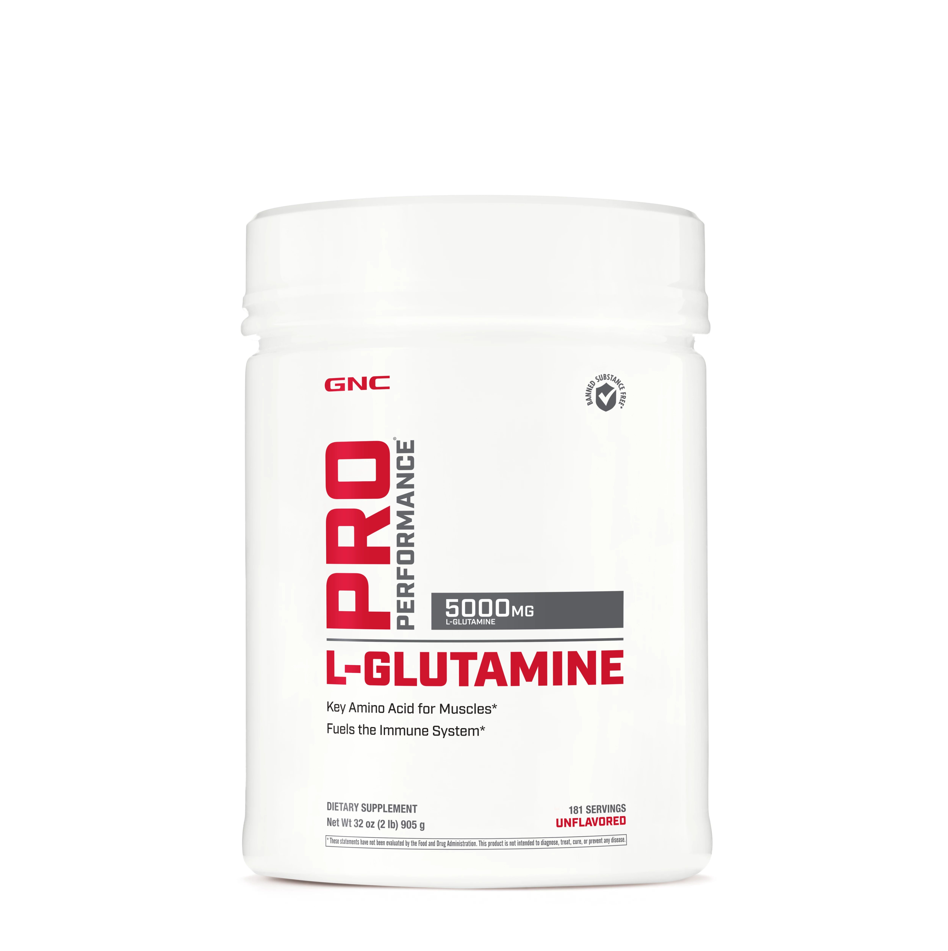 Gnc Pro Performance Micronized L-glutamine 5000 Mg, L-glutamina Micronizata Pudra