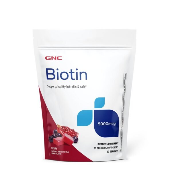 Gnc Biotin, Biotina 5000 Mcg,