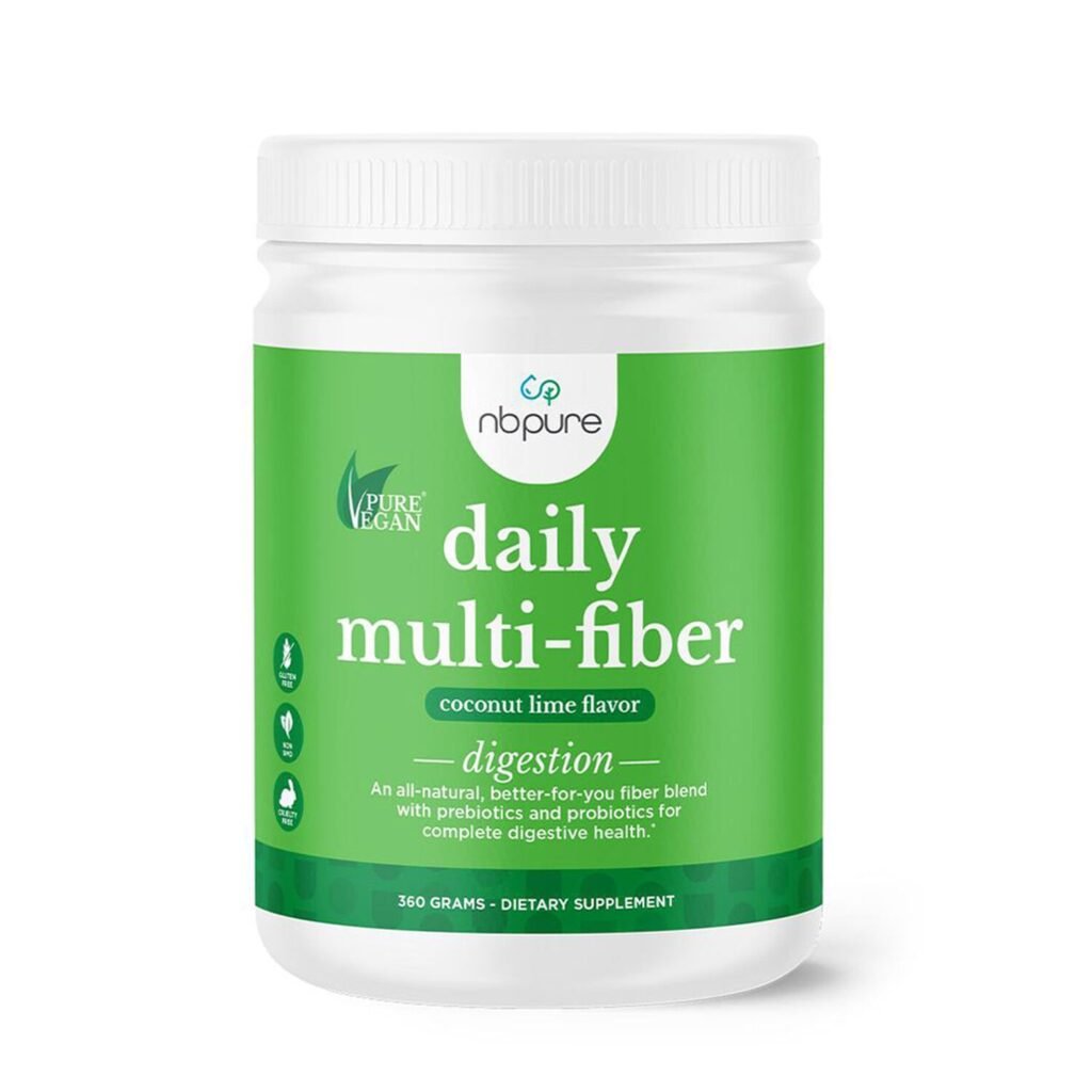 Nb Pure, Pure Vegan Daily Multi-fiber, Fibre Dietetice Cu Aroma De Cocos