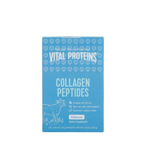 Vital Proteins Collagen Peptides, Peptide De Colagen Fara Aroma, 1 Plic, 10 G - imagine 3