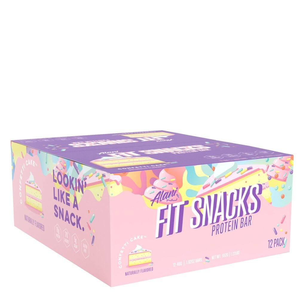 Alani Nu Fit Snacks Baton Proteic Cu Aroma De Prajitura