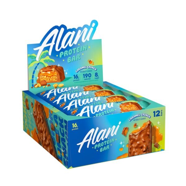 Alani Nu Fit Snacks, Baton Proteic Cu Aroma De Caramel Crocant, 48 G - imagine 2