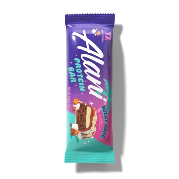 Alani Nu Fit Snacks Baton Proteic Cu Aroma De Rocky Road, 48 G - imagine 4