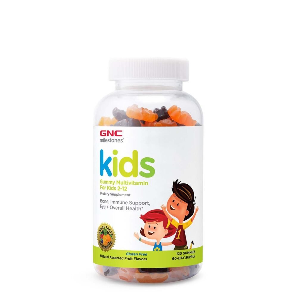 Gnc Milestones Kids Multivitamin Gummy, Multivitamine Pentru Copii 2-12