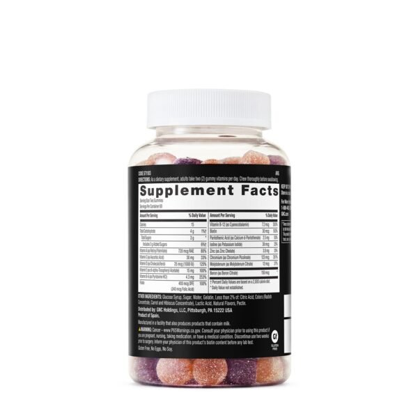 Gnc Mega Men Gummy Multivitamin, Multivitamine Jeleuri Pentru Barbati Cu Aroma Naturala De Fructe De Padure, 120 Jeleuri - imagine 2