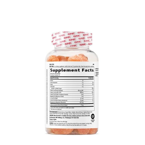 Gnc Multivitamin + Immune, Multivitamine Jeleuri Pentru Barbati Si Femei Cu Sustinerea Imunitatii, 60 Jeleuri - imagine 2