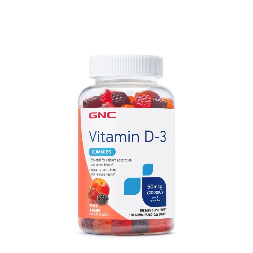 Gnc Vitamin D-3 2000 Ui, Vitamina D-3 50 Mcg (2000 Ui) Naturala