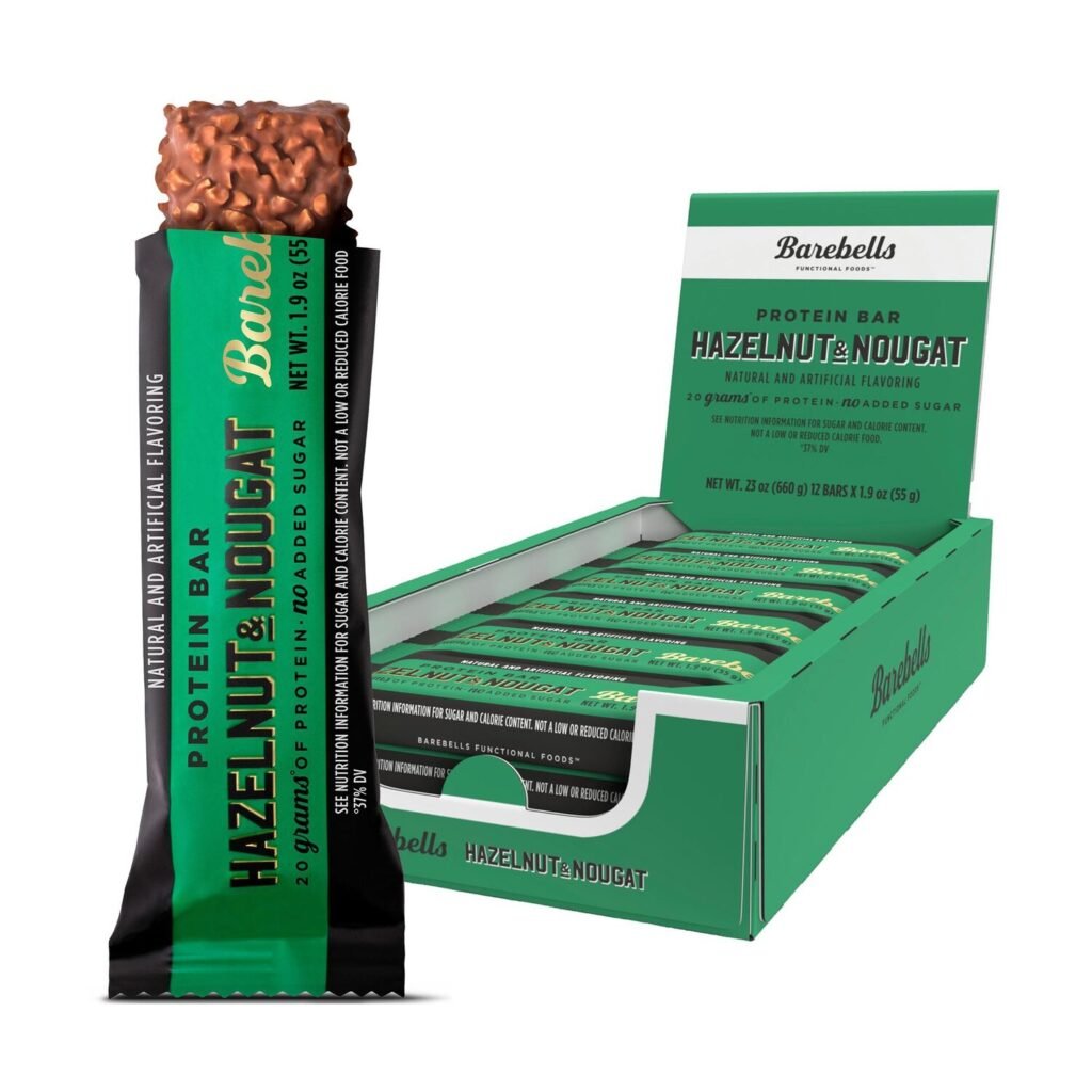 Barebells Protein Bar Hazelnut&nougat, Baton Proteic Cu Aroma De Alune De Padure