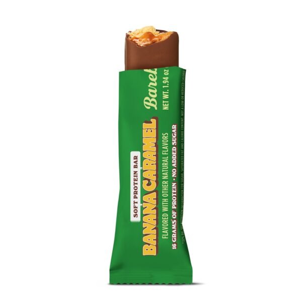 Barebells Soft Protein Bar Banana Caramel, Baton Proteic Cu Aroma De Caramel