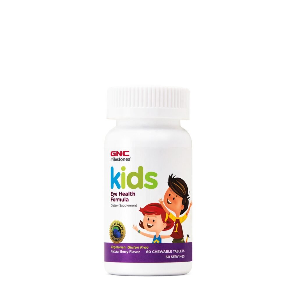 Gnc Milestones Kids Eye Health, Formula Pentru Copii, Suport Pentru Sanatatea Vizuala, Cu Gust Natural