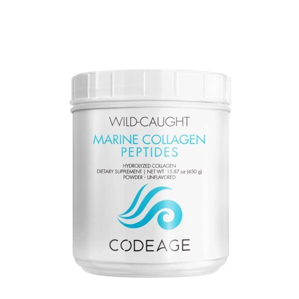 Code Age Wild-caught Marine Hydrolyzed Collagen Peptides Powder Type I And Iii, Colagen Marin Din Pesti Salbat