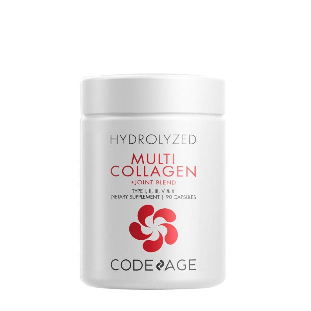 Codeage Hydrolyzed Multi Collagen + Joint Blend, Colagen Hidrolizat + Sustinerea