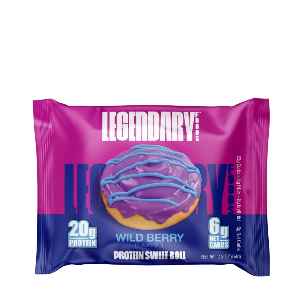 Legendary Foods Protein Sweet Roll, Rulou Proteic Cu Aroma De Fructe