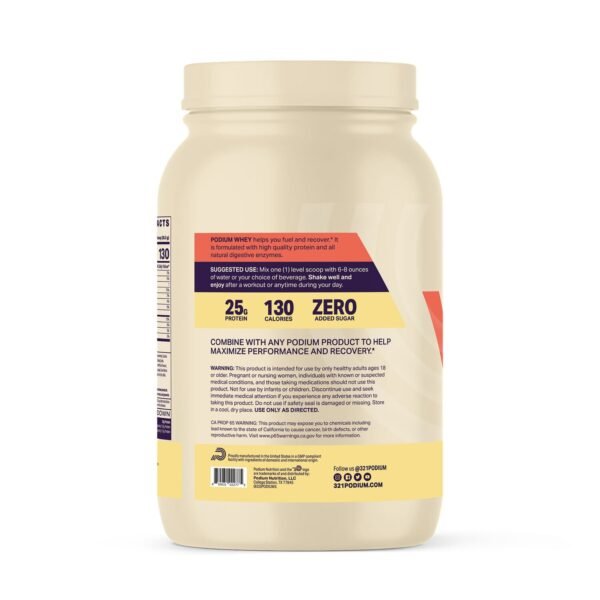Podium Whey Protein, Proteina Din Zer Cu Aroma De Churro, 918 G - imagine 3