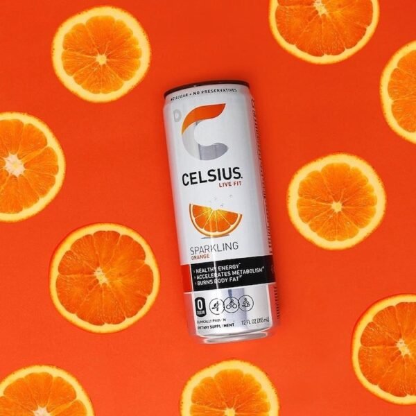 Celsius Bautura Energizanta Carbogazoasa, Cu Aroma De Portocala, 355 Ml - imagine 3
