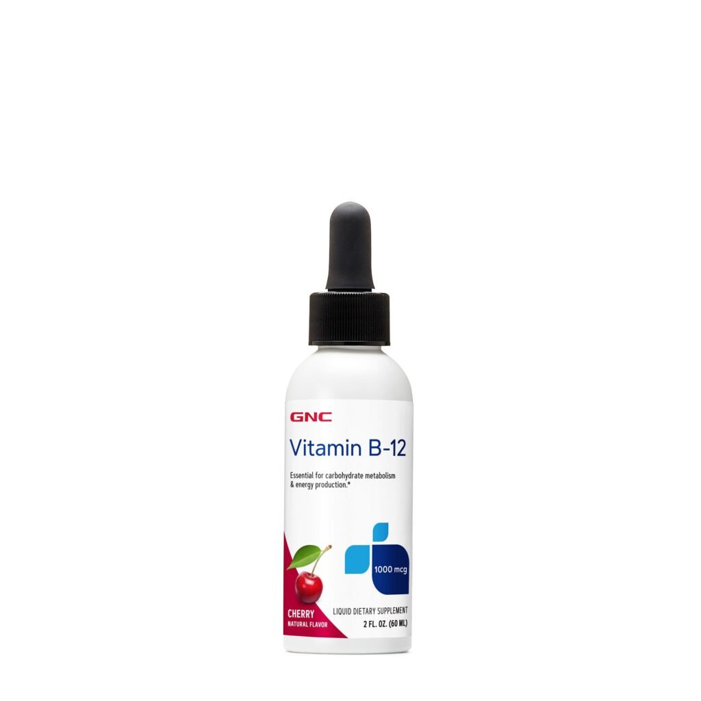 Gnc Vitamina B-12 Lichida, Cu Aroma Naturala De