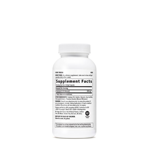 Gnc Coenzima Coq-10 Naturala 200 Mg, 60 Cps - imagine 2