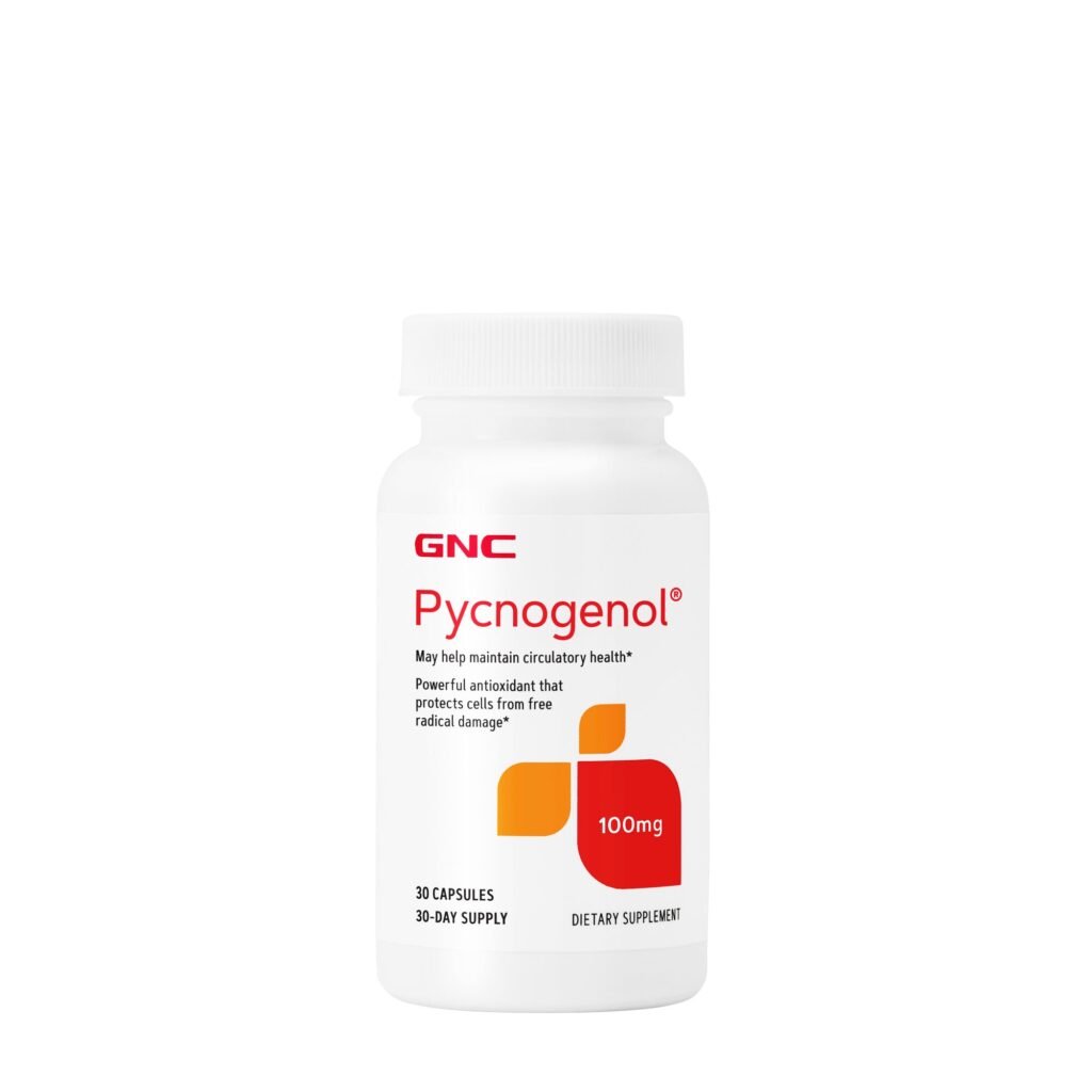 Gnc Pycnogenol 100 Mg, Picnogenol, Extract Patentat Din Scoarta De Pin Maritim