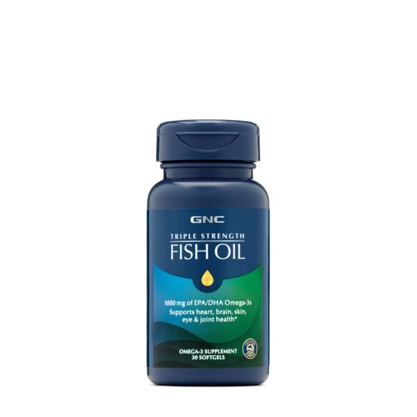 Gnc Triple Strength Fish Oil, Ulei De Peste, 1000 Mg Omega-3 Epa