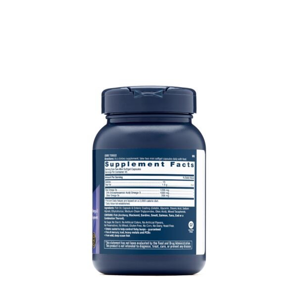 Gnc Triple Strength Dha 1000 Mini, Acizii Grasi Dha Omega-3 Mini , 90 Cps - imagine 2