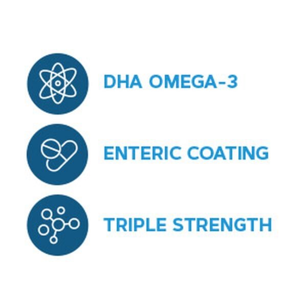 Gnc Triple Strength Dha 1000 Mini, Acizii Grasi Dha Omega-3 Mini , 90 Cps - imagine 4