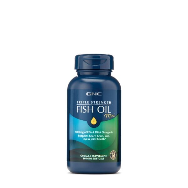 Gnc Triple Strength Fish Oil, Ulei De Peste Mini