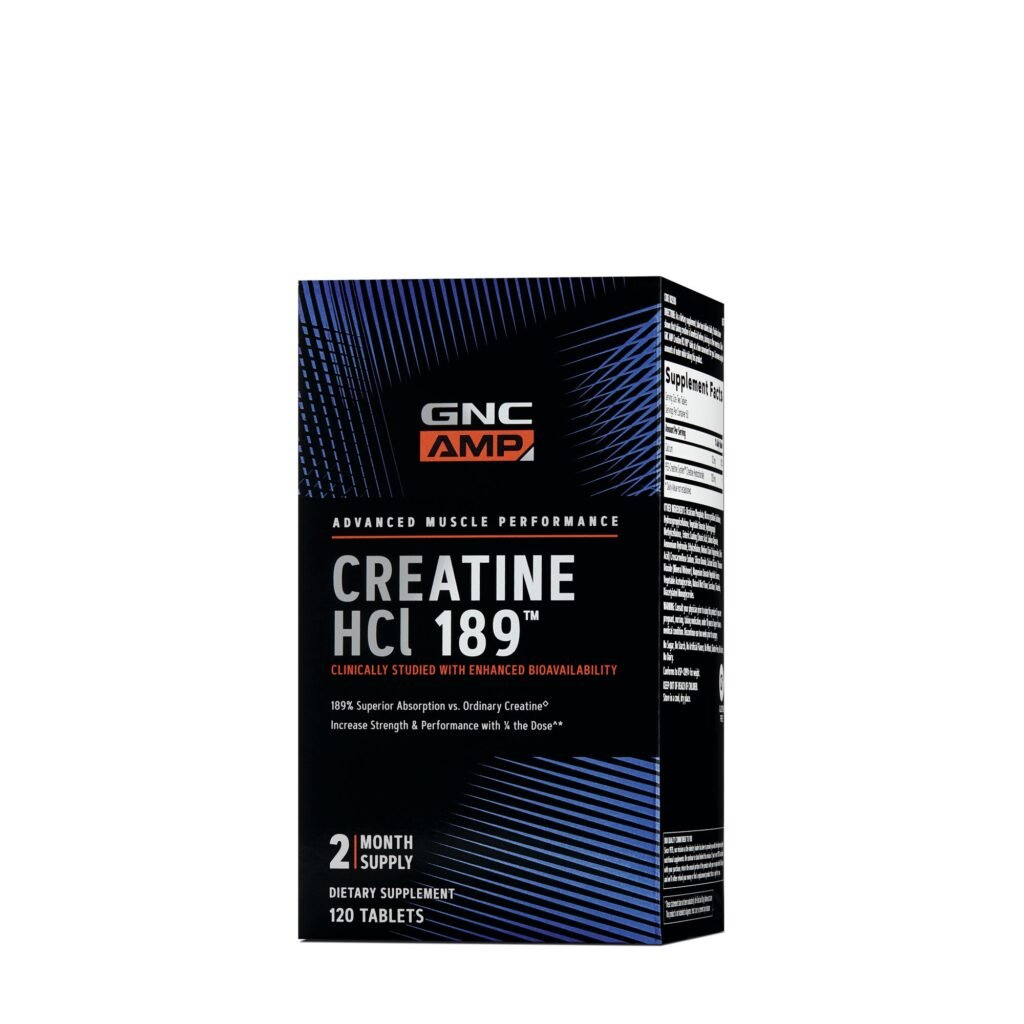 Gnc Amp Creatine Hcl 189, Creatina,