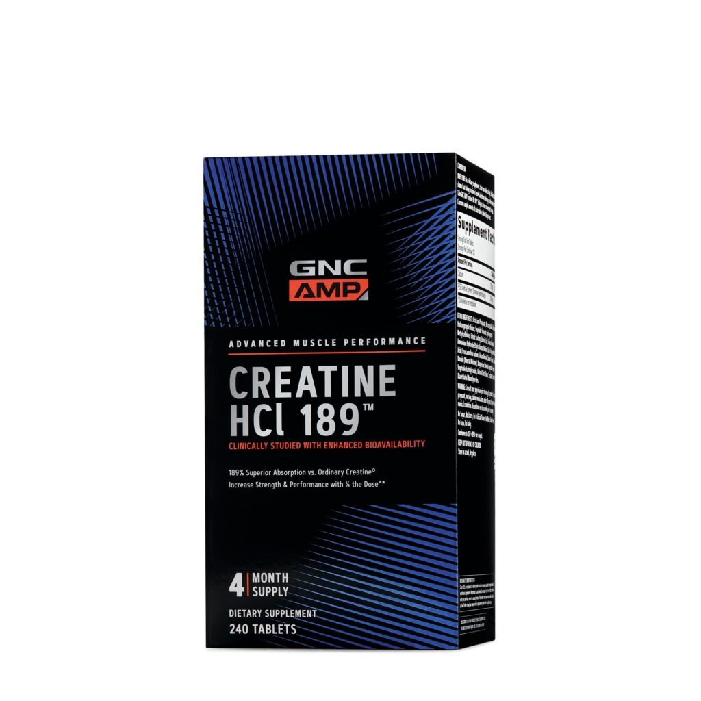 Gnc Amp Creatina Hcl 189,