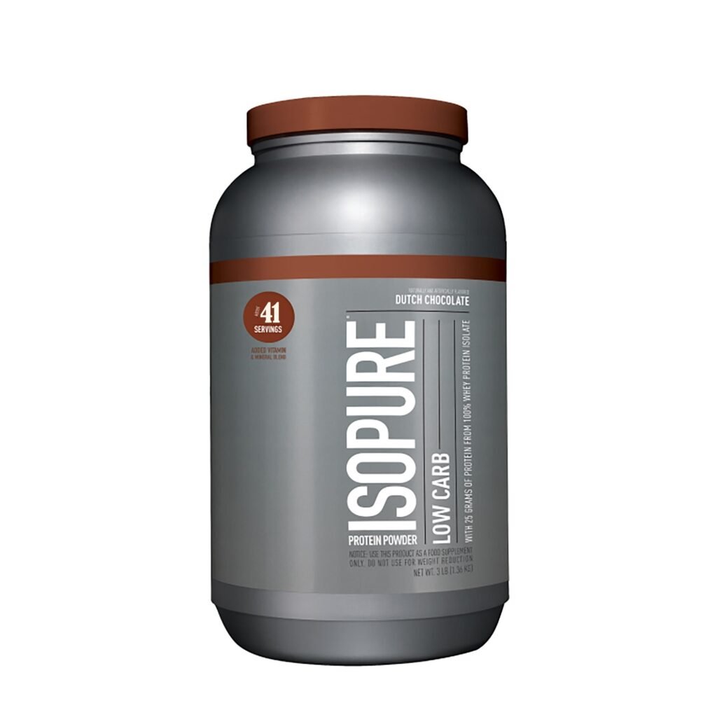 Isopure Low Carb Protein Powder, Proteina Izolata Din Zer, Cu Aroma