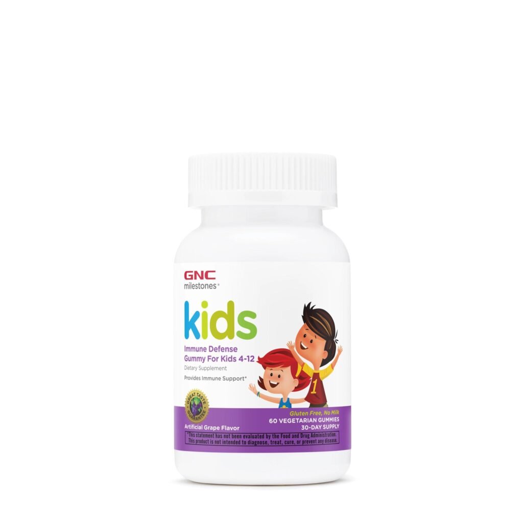 Gnc Milestones Kid’s Immune Defense Gummy, Formula Pentru Copii, Cu Aroma