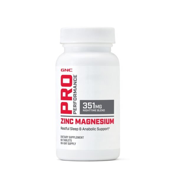 Gnc Pro Performance Zinc Magnesium, Complex De Zinc, Magneziu Si