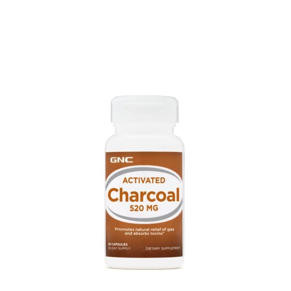 Gnc Activated Charcoal 520mg, Carbune Activ,