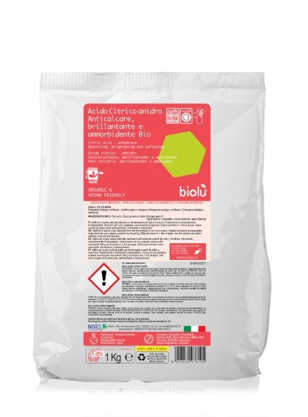 Biolu Acid citric ecologic pentru rufe 1kg