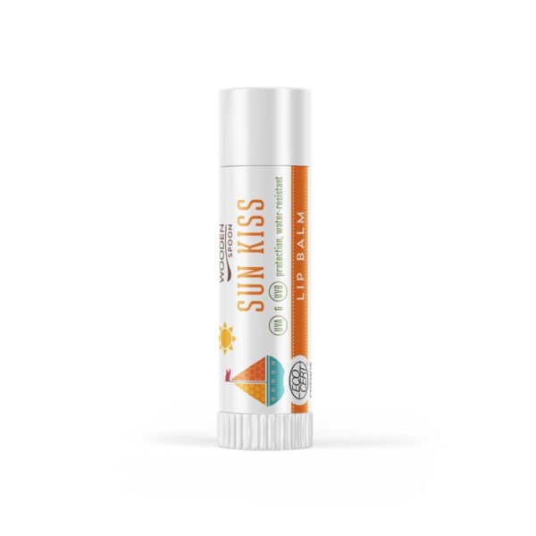 Balsam de buze cu protectie solara, Sun Kiss, bio,