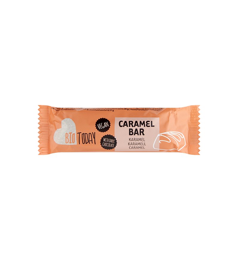 Baton cu caramel, bio, 40g,