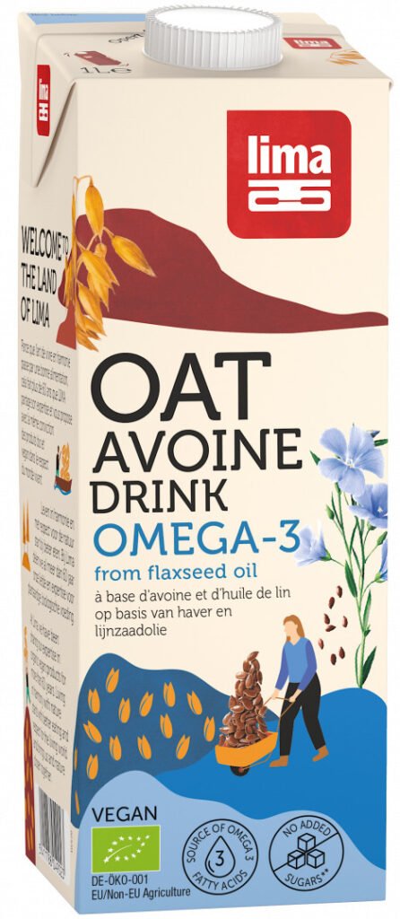 Bautura vegetala de ovaz cu Omega 3