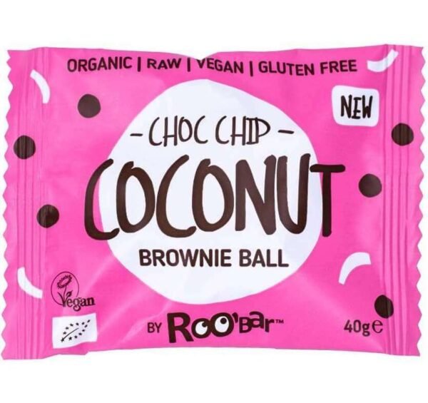 Brownie ball cu cocos bio