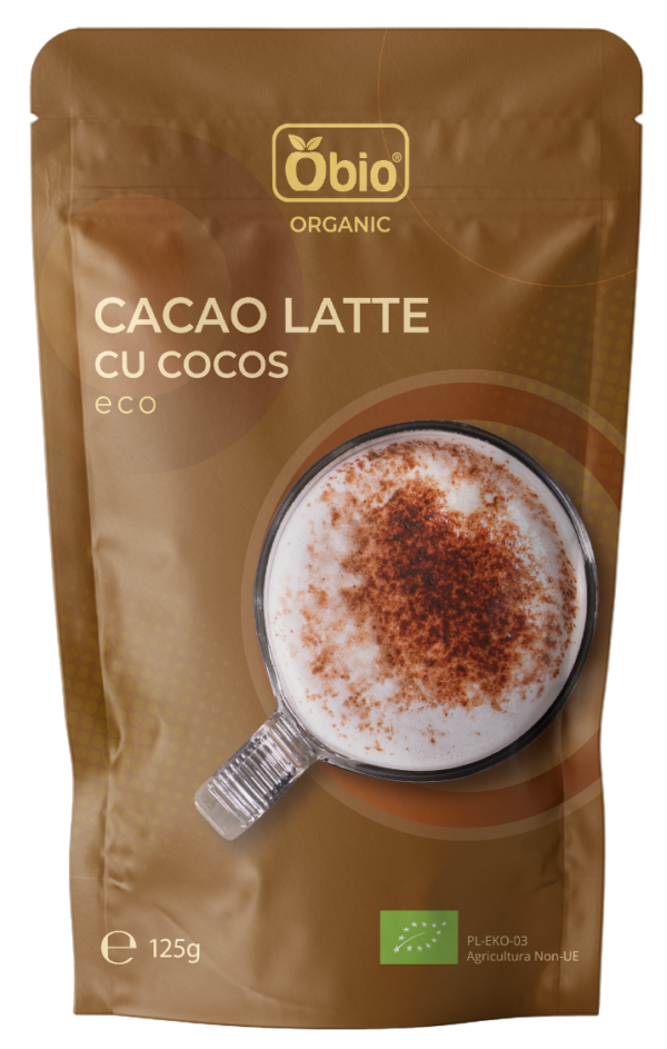 Cacao latte cu cocos bio