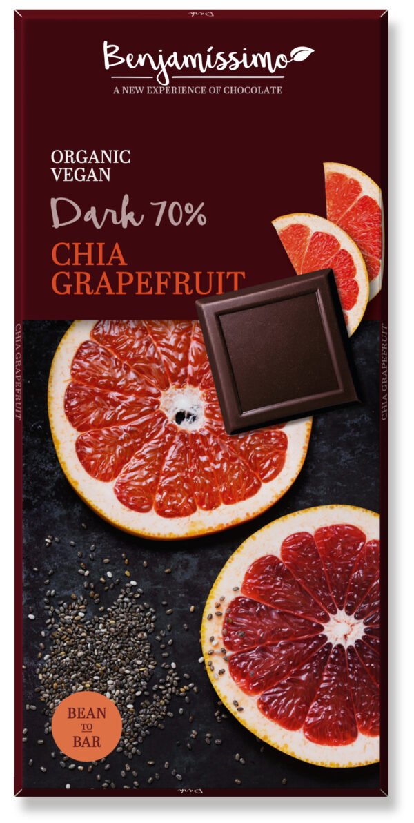 Ciocolata cu chia si grapefruit bio,