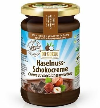 Crema de alune de padure cu ciocolata bio,