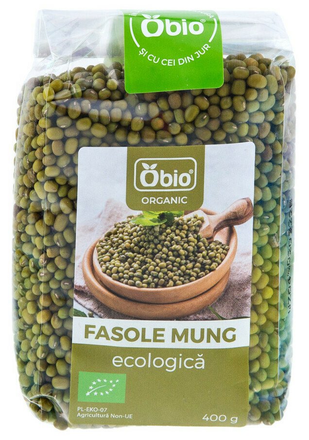 Fasole mung bio 400g