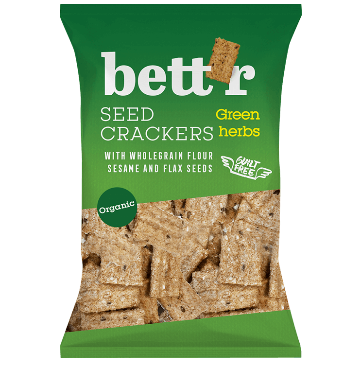 Crackers integrali cu ierburi eco