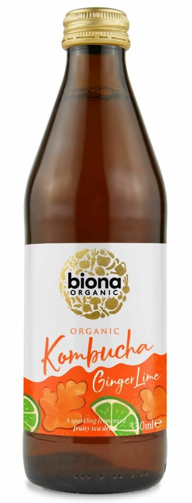 Kombucha cu ghimbir si lime bio