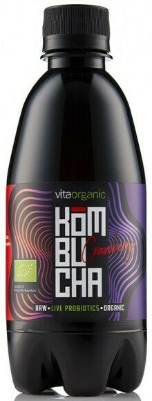 Kombucha cu merisoare bio 330 ml