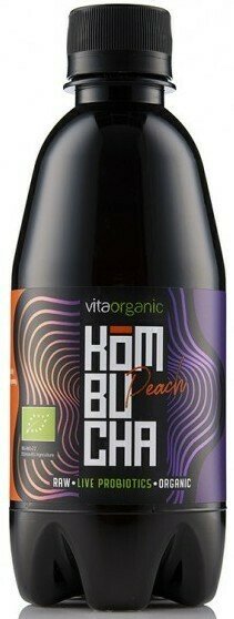 Kombucha cu piersici bio 330 ml