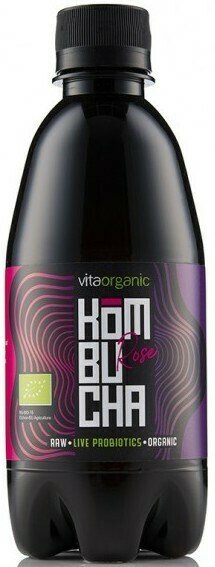 Kombucha cu trandafiri bio 330 ml