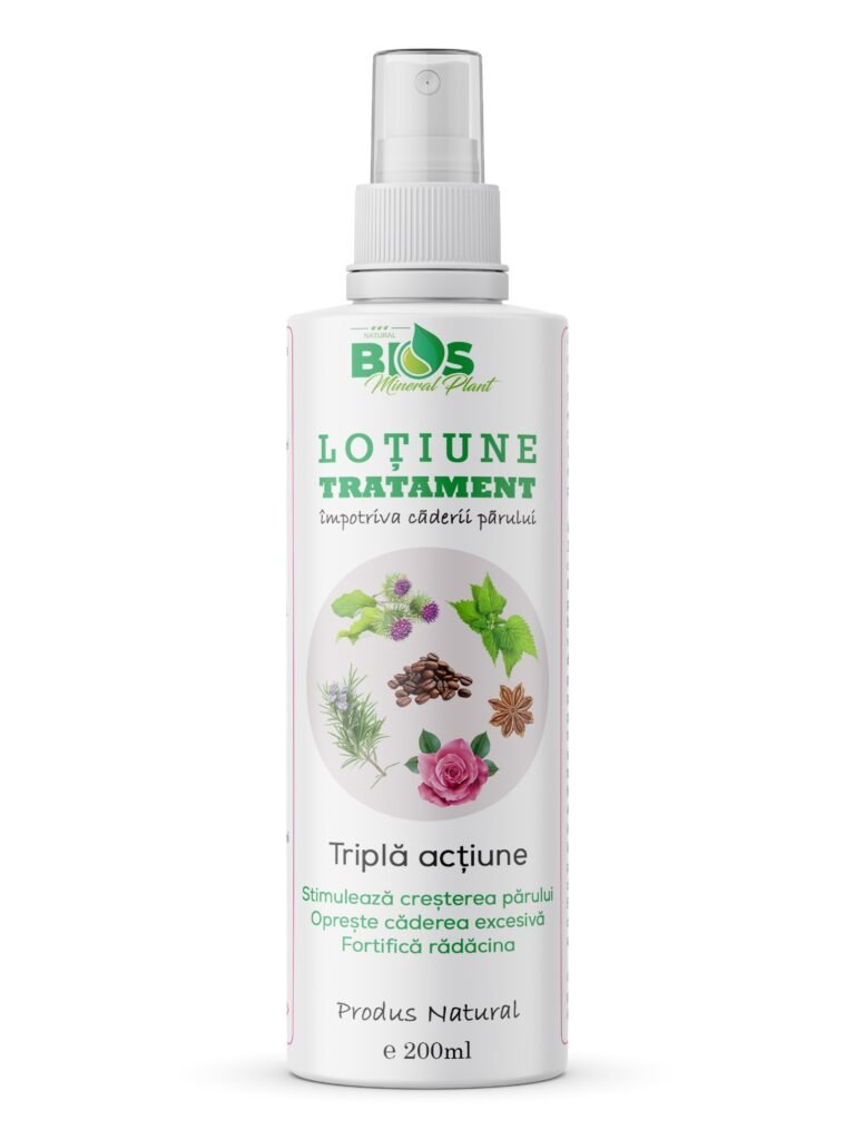 Lotiune tratament impotriva caderii parului tripla actiune, 200ml,