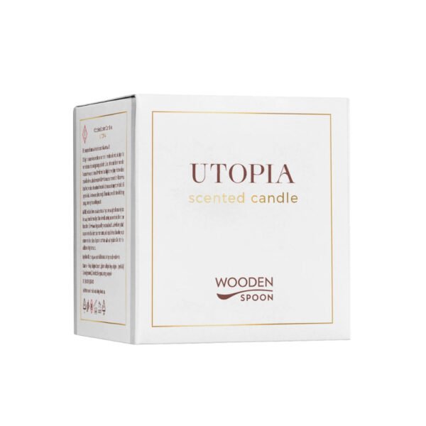 Lumanare naturala cu patchouli Utopia, 200g,